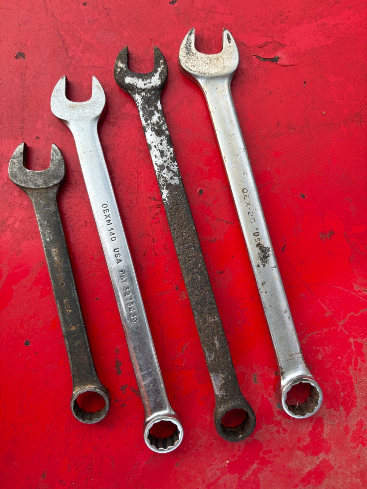 snap on tools wrench lot usa vintage 14mm 9/16 5/8