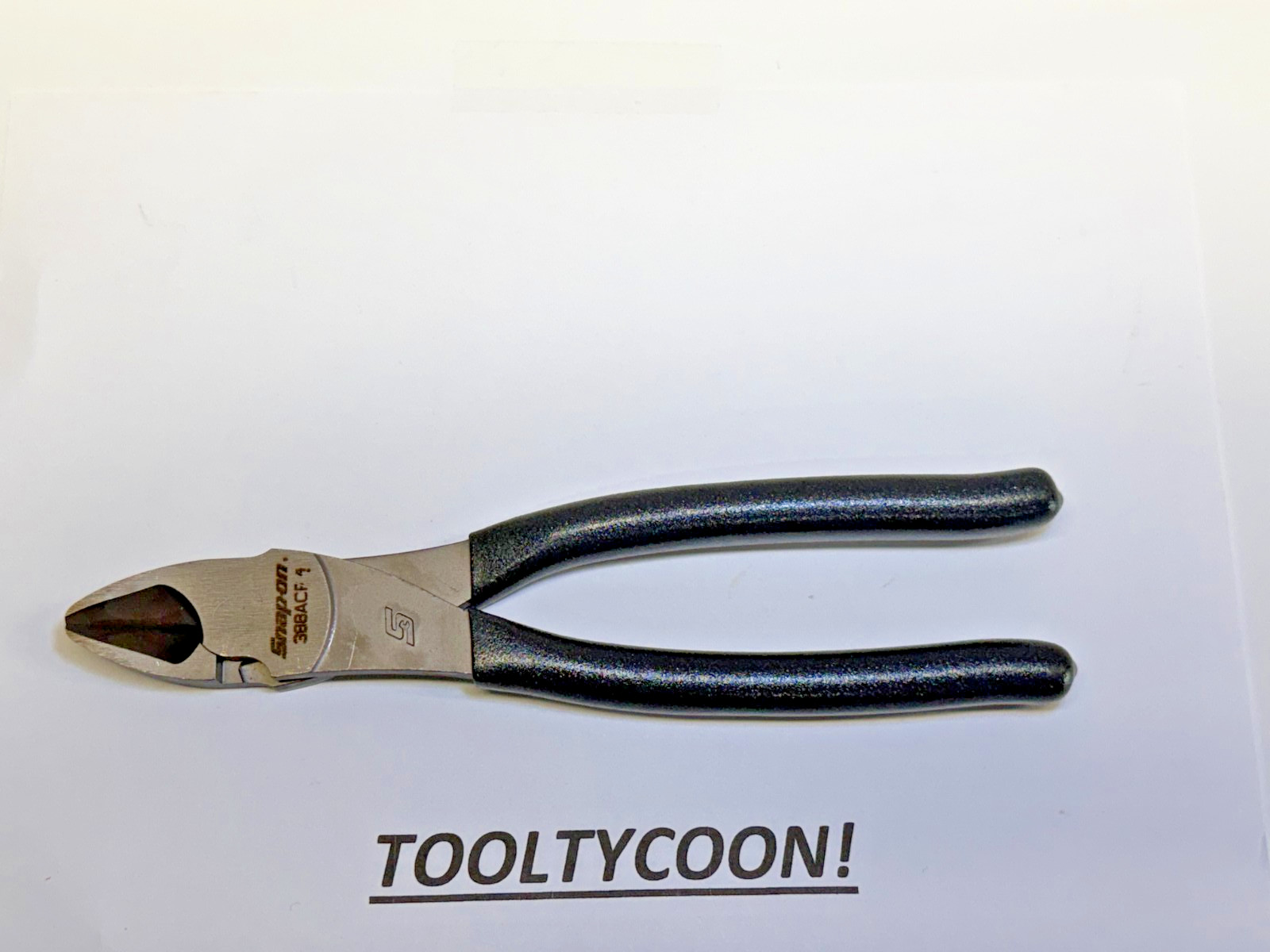 Snap-on 388ACFDT High Leverage Diagonal Cutters Pliers Soft Grip NEW