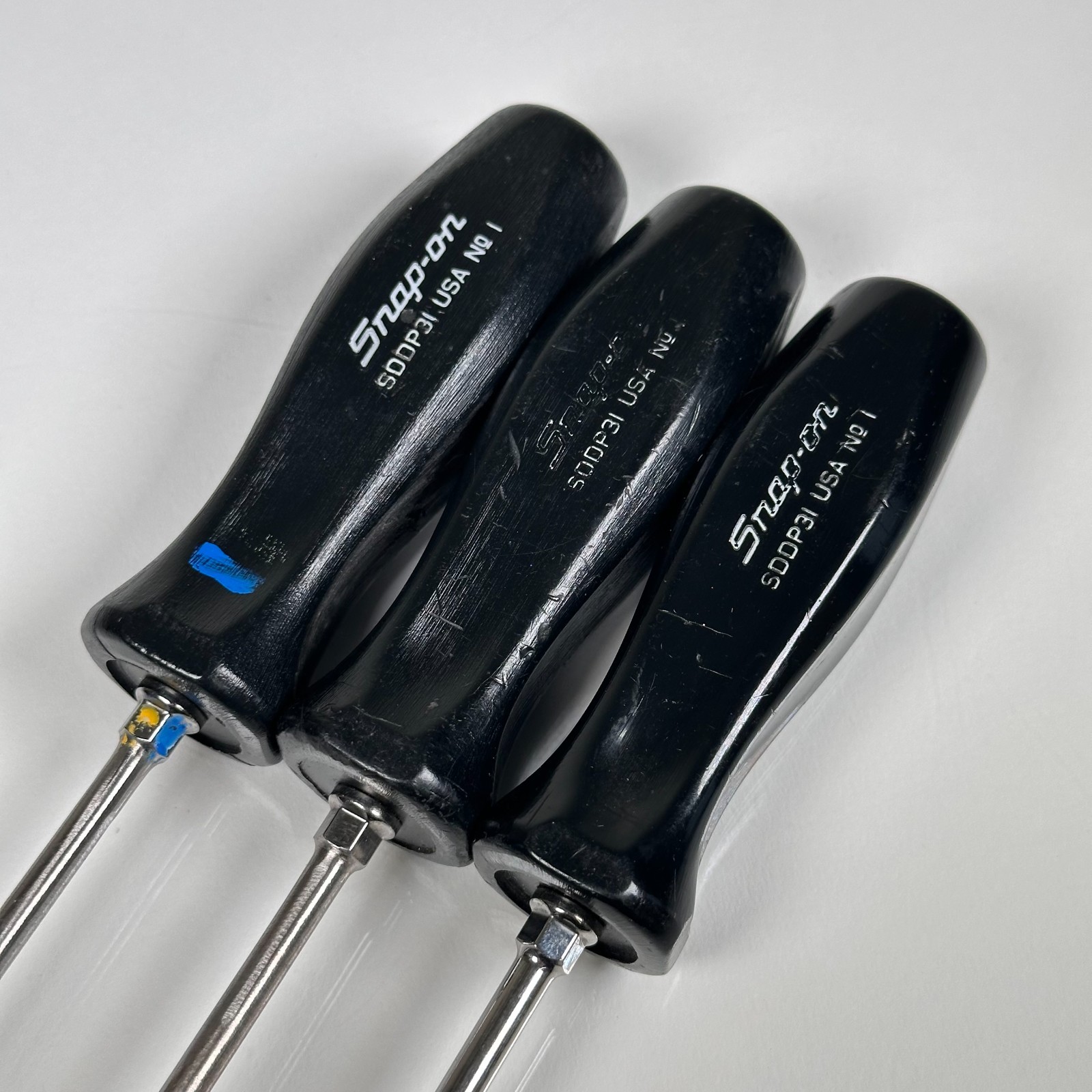 Snap-On Tools Phillips Screwdriver SDDP31 Black USA (Lot of 3)