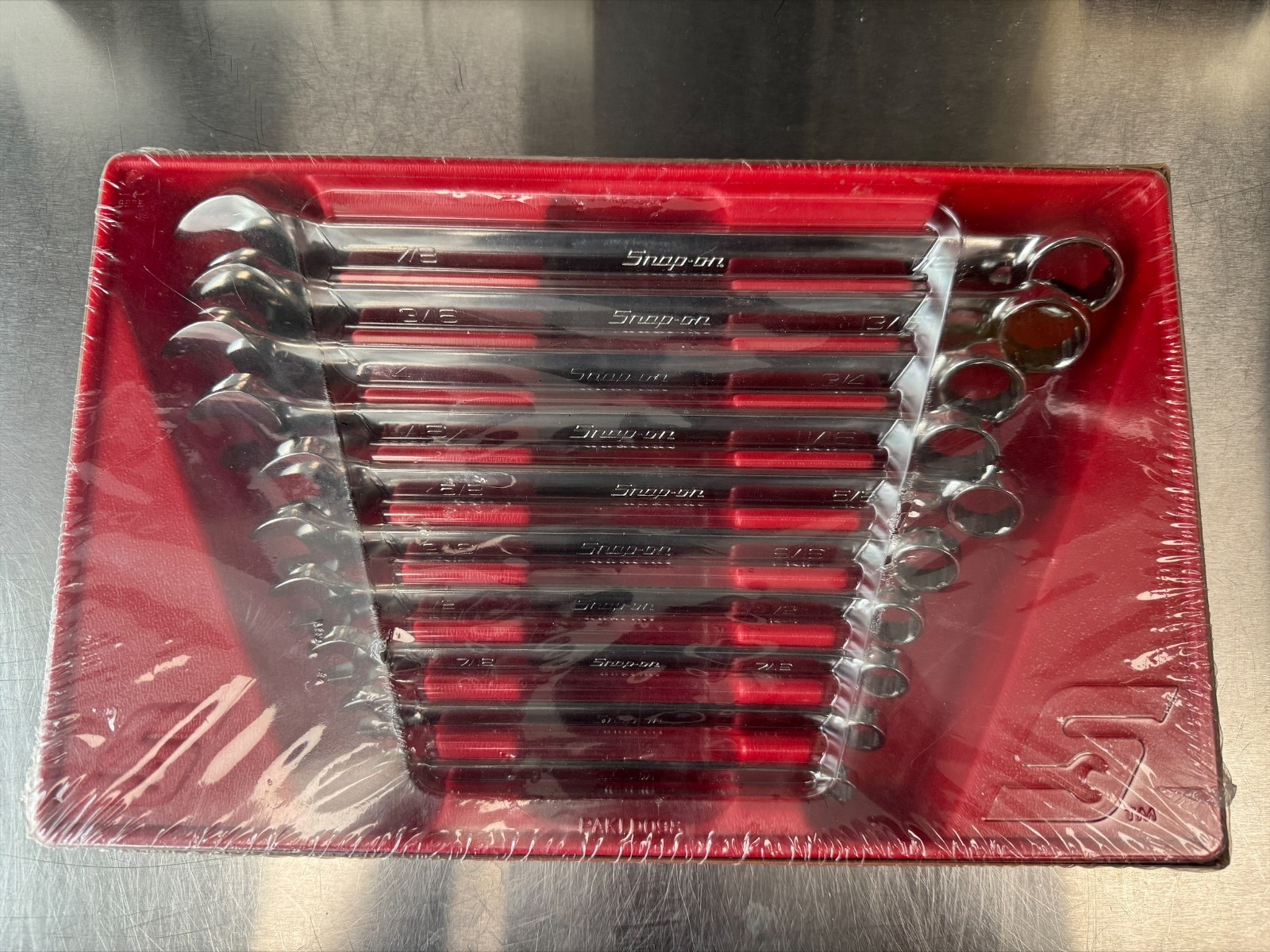 New Snap-on OEX710 10-pc 5/16″ – 7/8″ 12-Point Combination Wrench Set