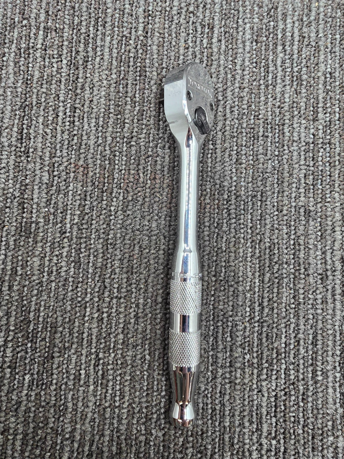 PROTO J5249HTC Hand Ratchet, 7 1/2 in, Chrome, 3/8 in
