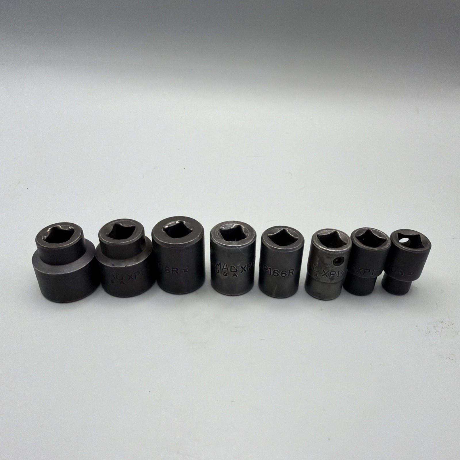 Mac Tools 8 Pc 3/8″ Dr SAE 5/16”-3/4” 6-Point Shallow Impact Socket Set XP USA