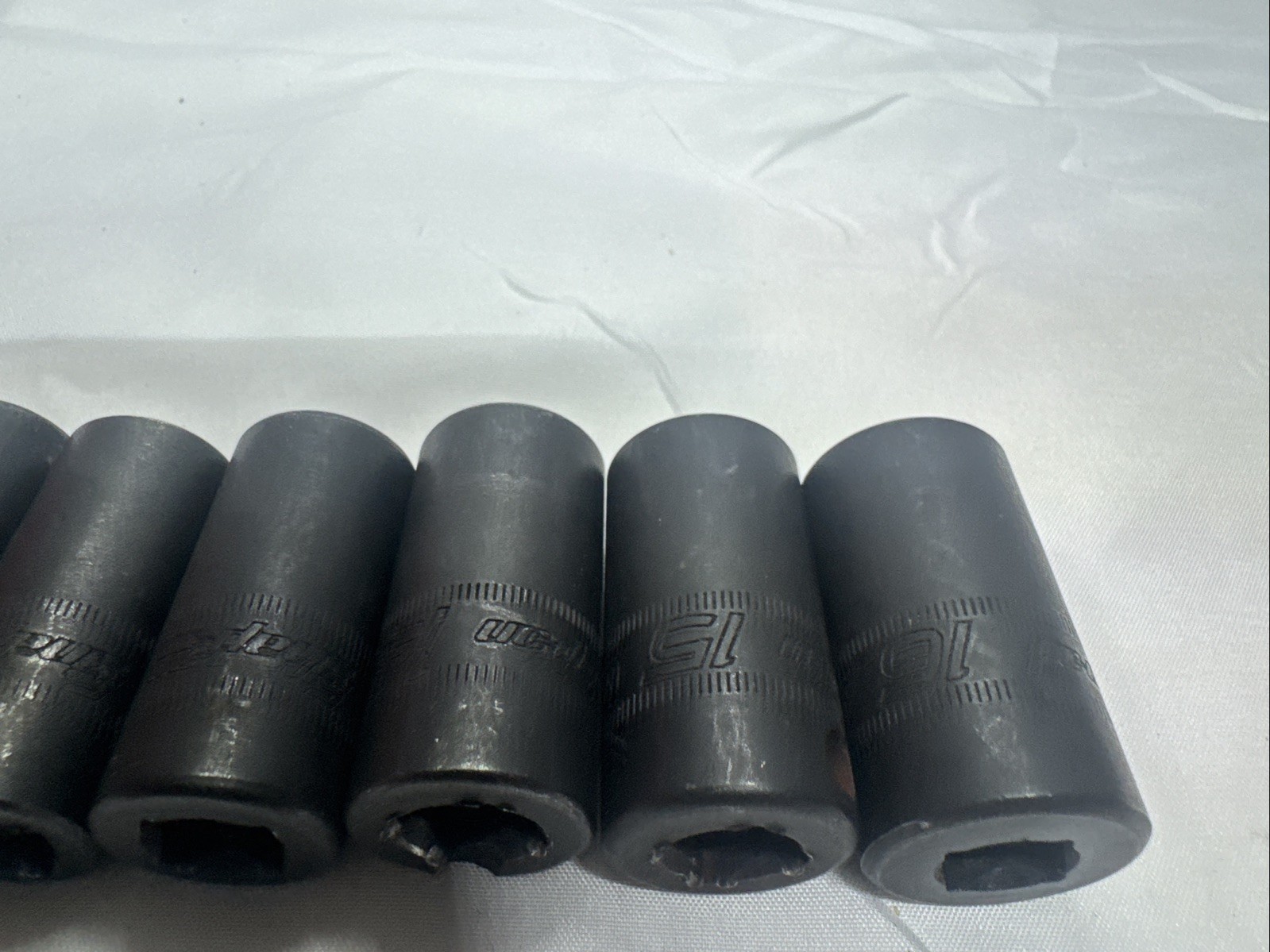 Snap-On 12PC 3/8″ Drive 6PT Metric Deep Impact Socket Set (8-16mm) USA🇺🇸