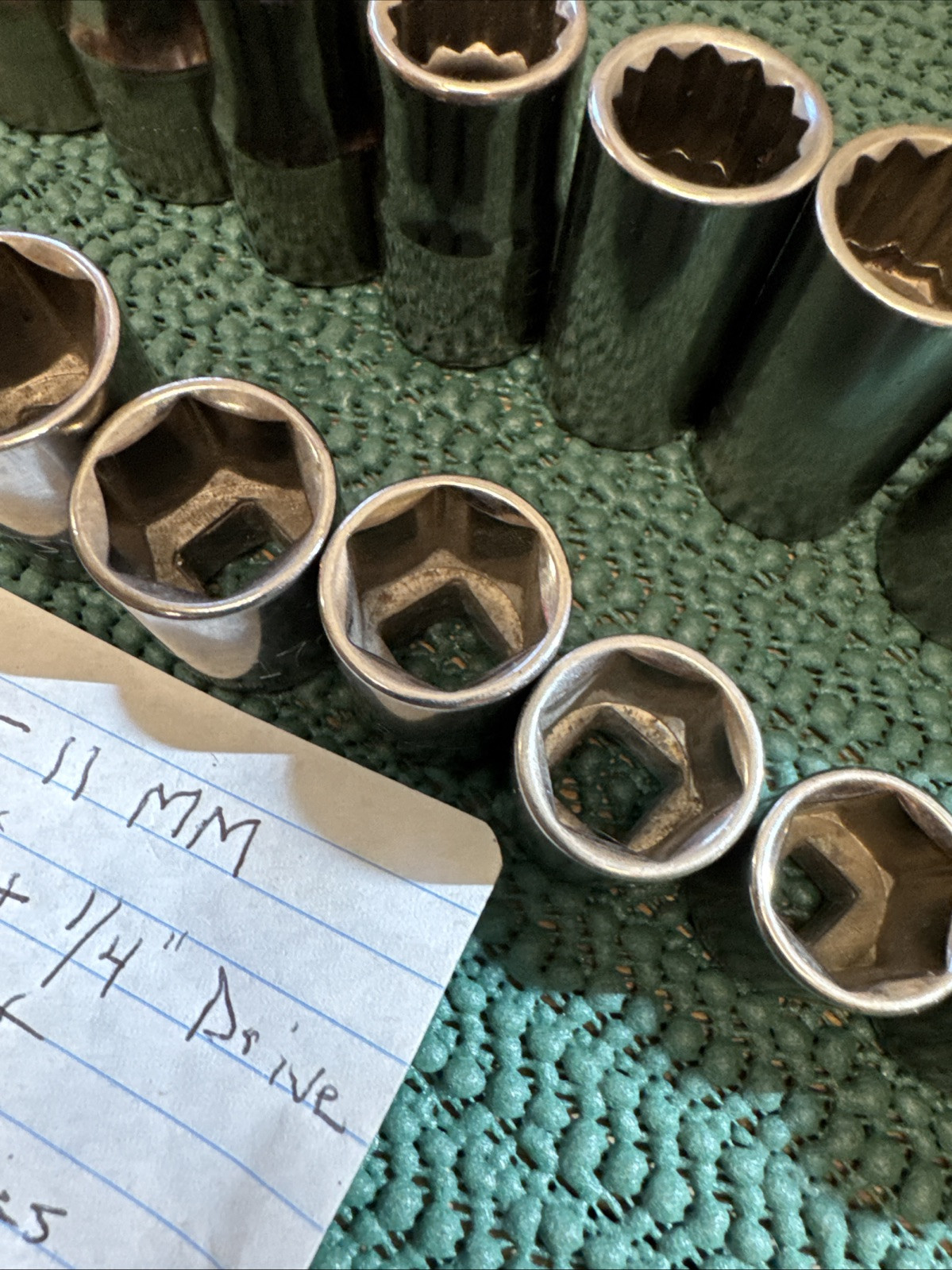 Lot Of 18 Craftsman Metric Sockets In Great Shape USA See Pictures 2 Sets