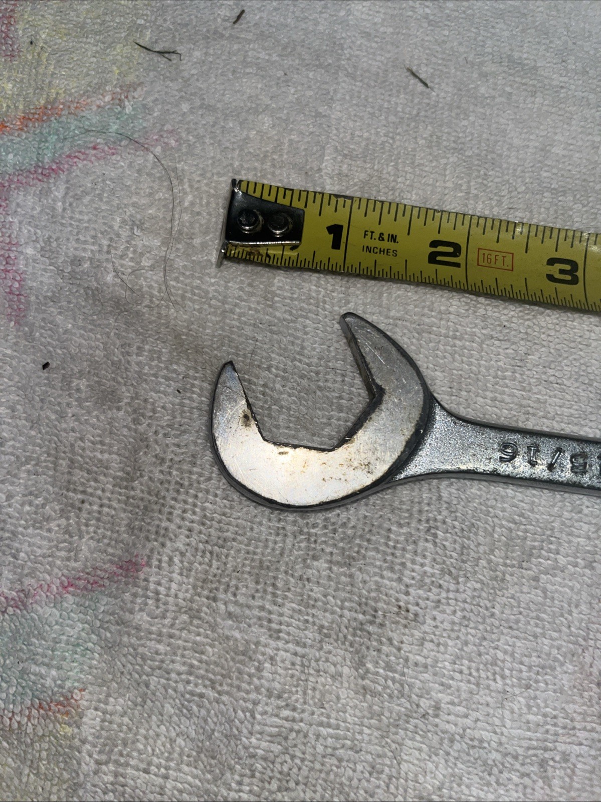 Mac Tools 15/16″ SAE Chrome Four Way Angle Head Open End Wrench USA DA30