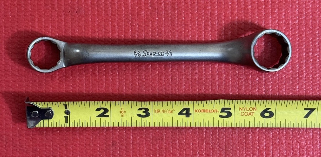 Snap-on Tools XS-2024 5/8″ X 3/4″ Double Offset Box Wrench Made In Usa