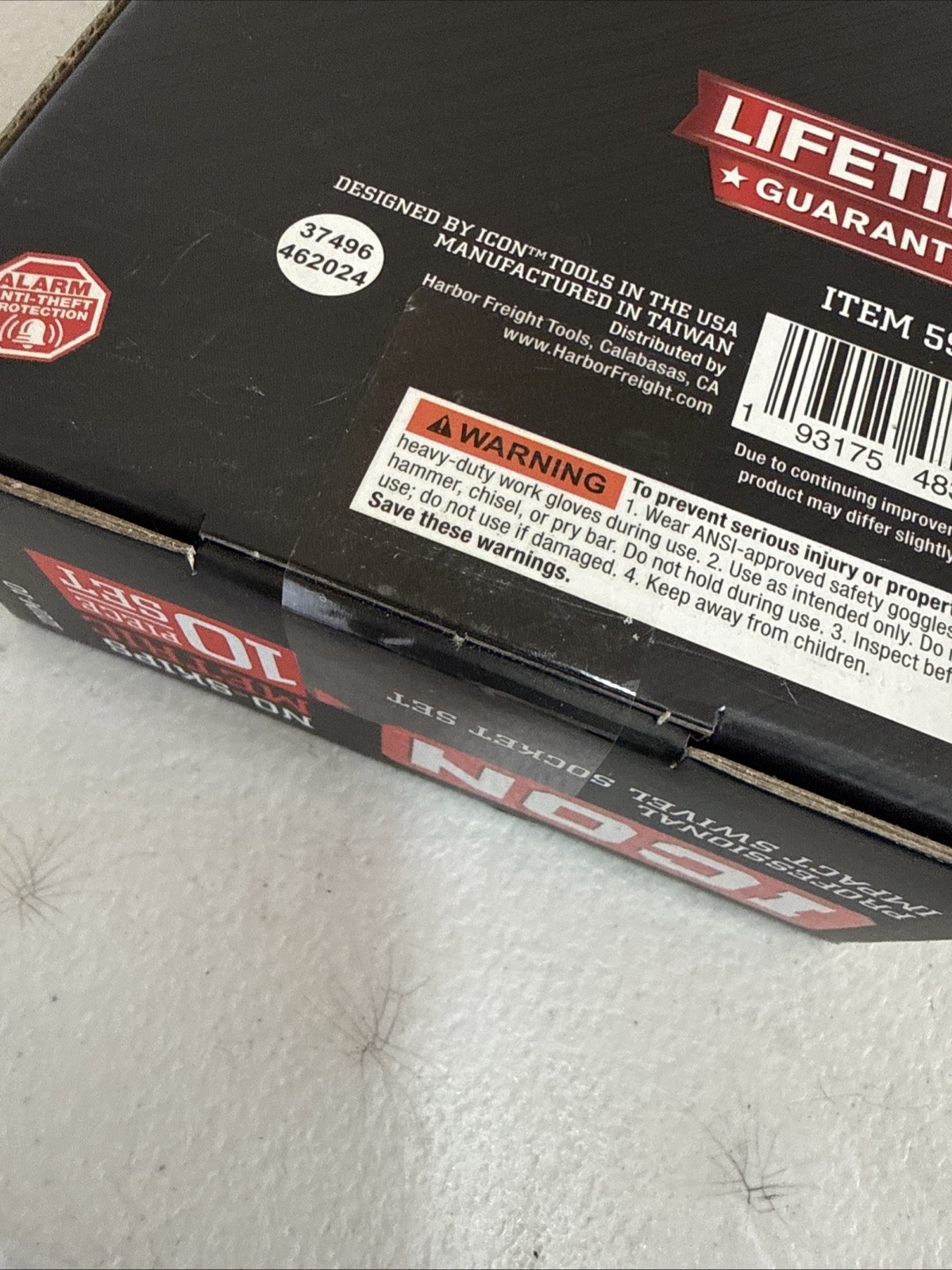 Icon Professional Impact Swivel Metric Socket Set 3/8in. Drive | I2UM-10 | 59747