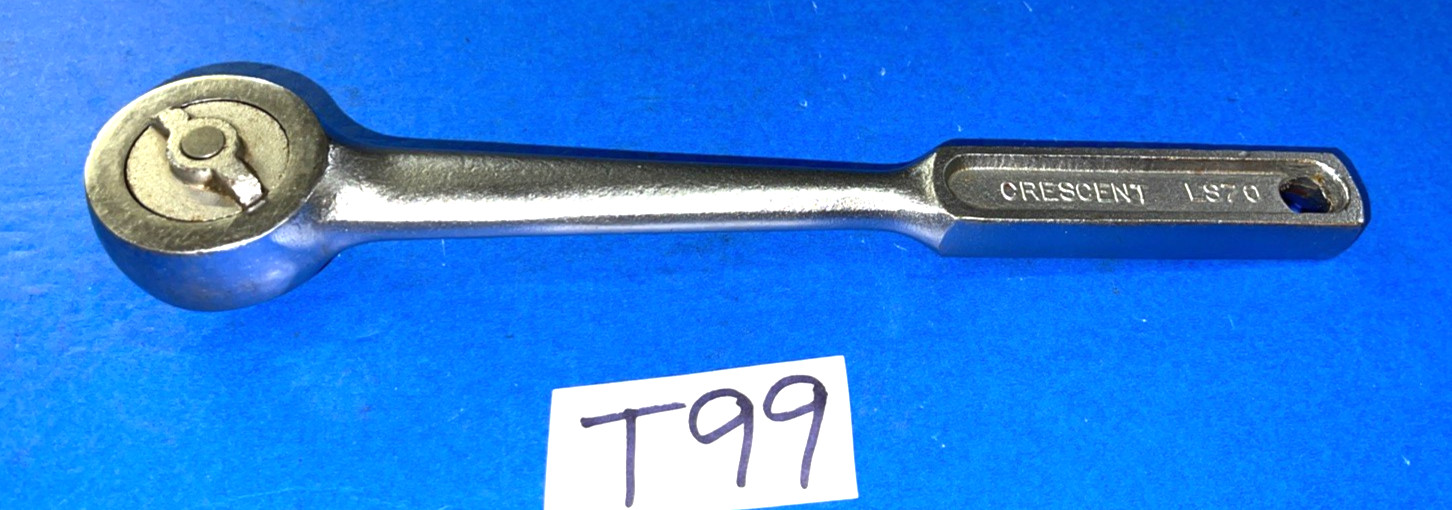 CRESCENT TOOLS VINTAGE 1/2 DRIVE RATCHET 10-1/8 INCHES LONG LS70