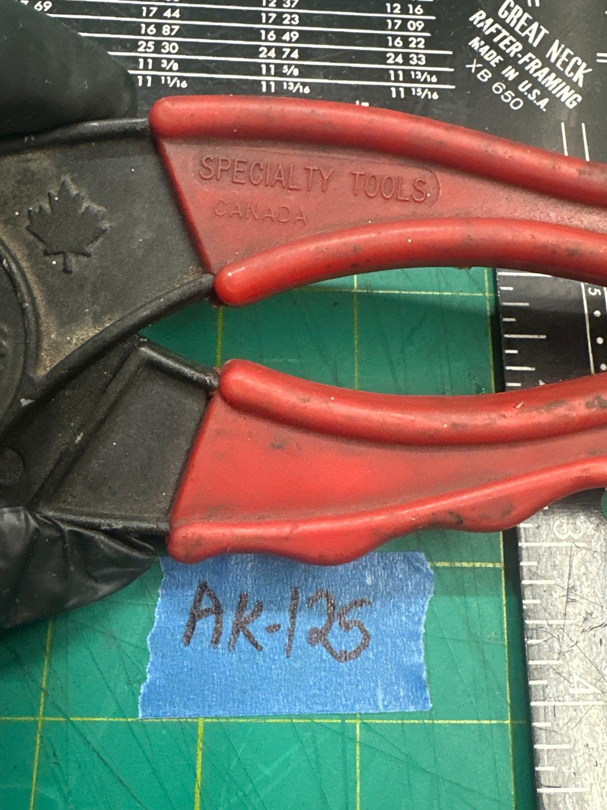 Vintage Specialty Tools Canada Model Va 10010 Patented Tubing Cutter Pliers Tool