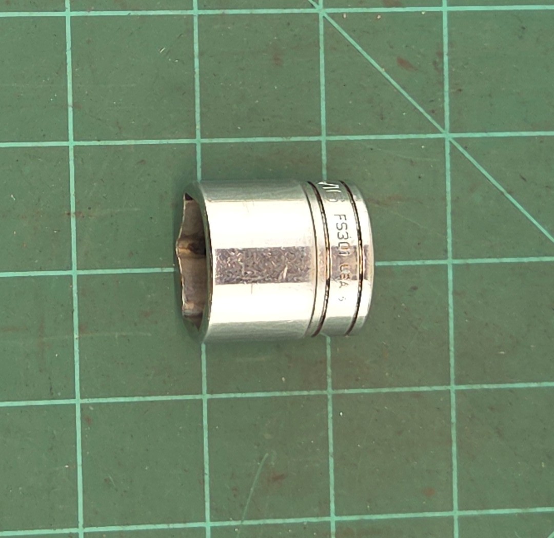 Snap On Tools 3/8″ Drive 15/16″ FS301 Shallow Socket 6 point
