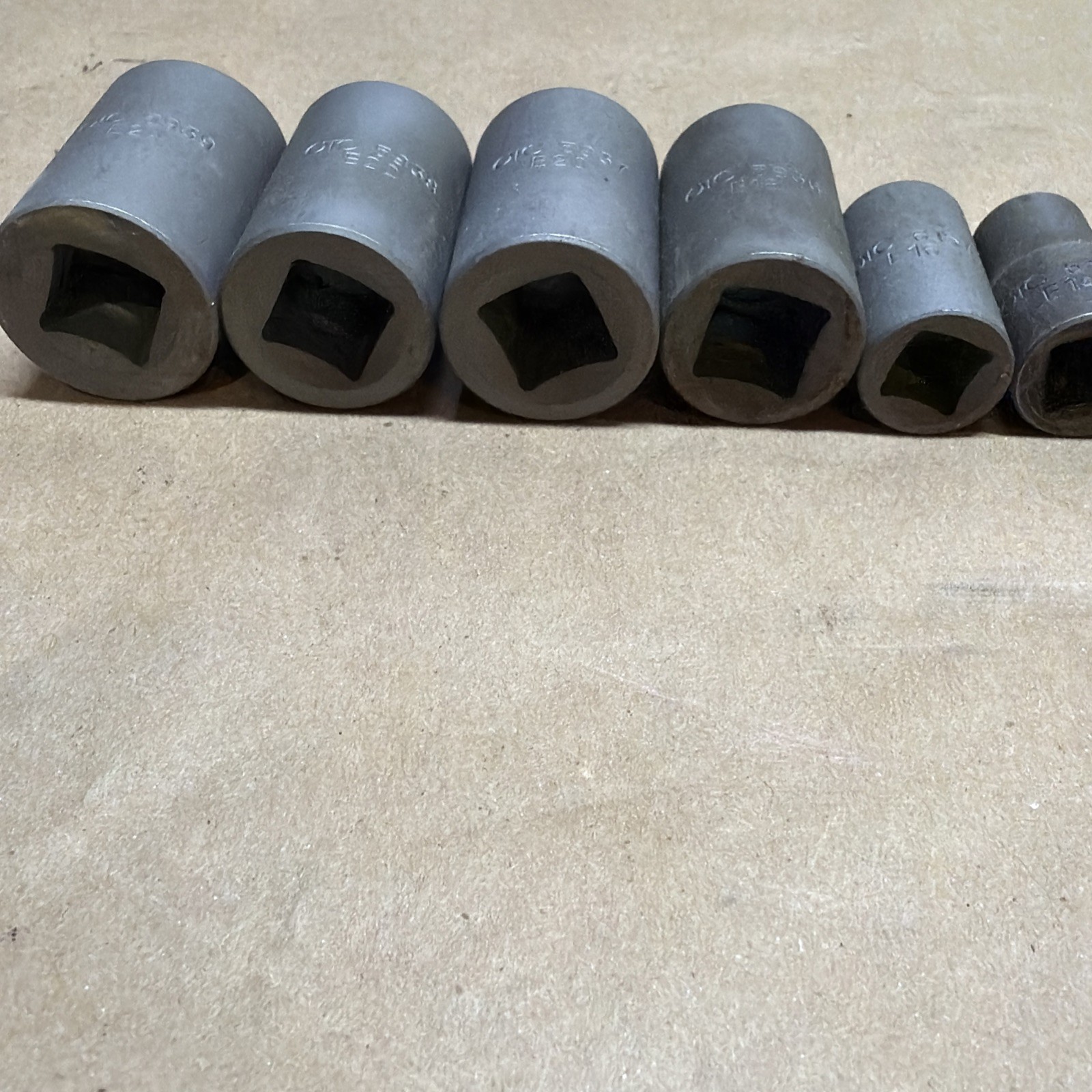 OTC External Torx Bit Sockets Lot of 11 (24,22,20,18,16,14,12,10,7,6,4) Used