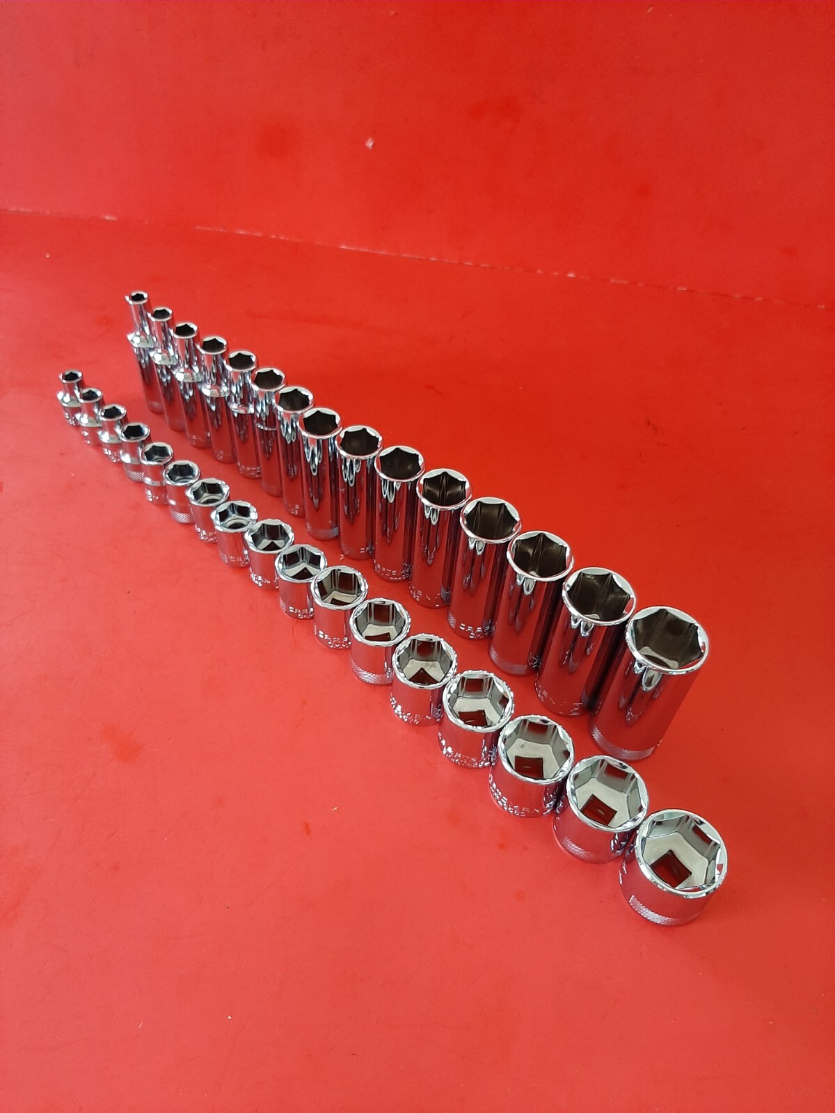 New Craftsman 32 Piece Shallow & Deep 3/8″ Drive Metric 6 Point Socket Set