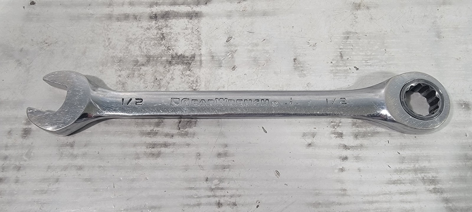 Gearwrench Ratcheting SAE 1/2 Wrench 12 point 7 inches Long
