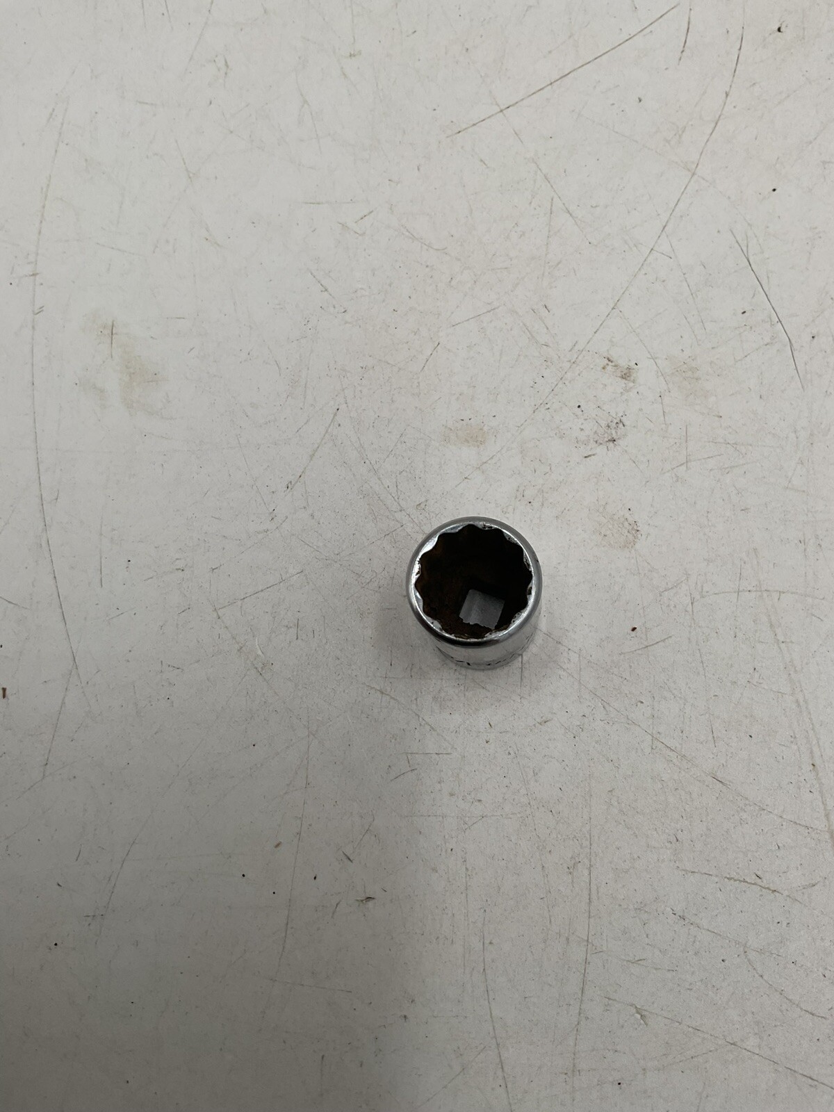 Snap-On Tools 1/4” Drive Chrome Shallow Standard SAE 12 Point 1/2″ Socket TMD16