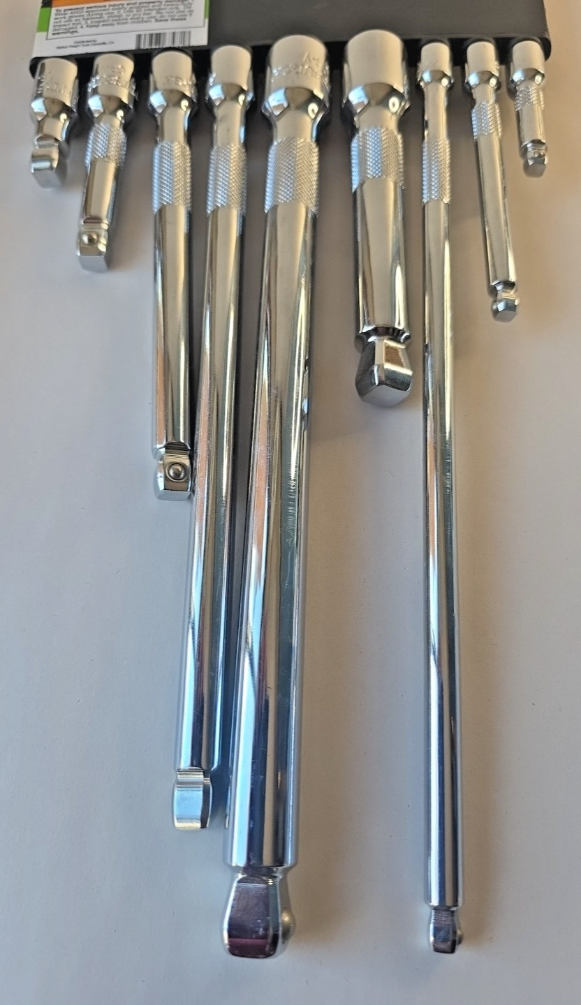 Vintage KR 40 pc 1/4” 3/8″ SAE/Metric Socket Set & 9 pc Wobble Extensions ~ NEW