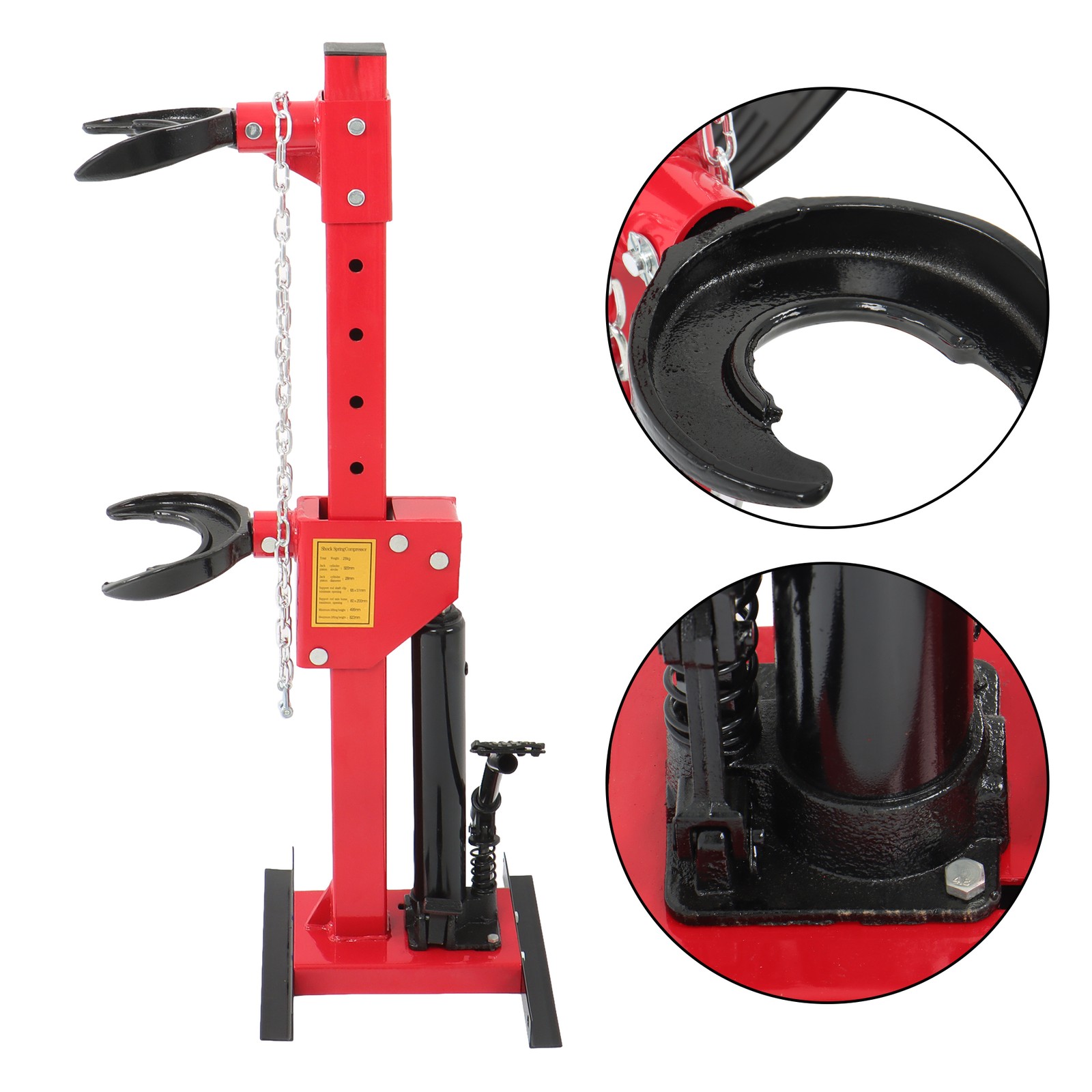 4.5T Coil Spring Compressor Auto Strut Hydraulic Compressor Removing Tool Set