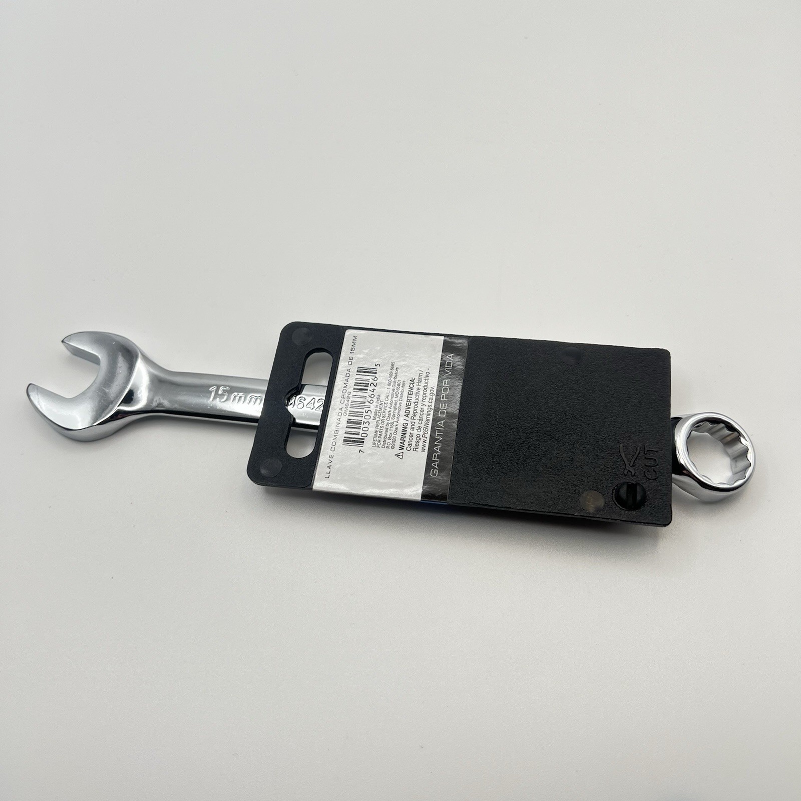 Power Torque 15mm Combination Wrench 12 Point Fully Polished Chrome GM6426