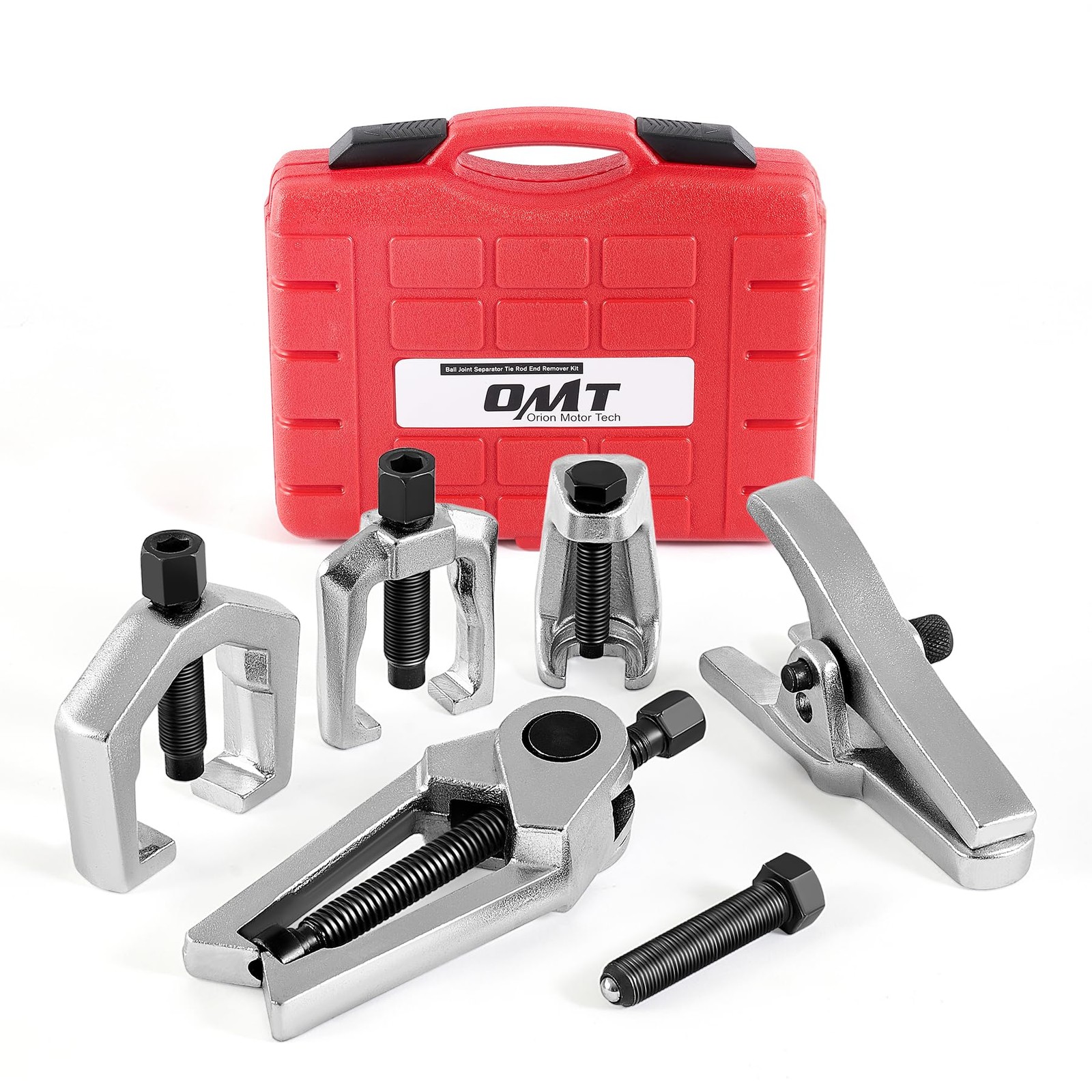 Orion Motor Tech OMT 5-in-1 Ball Joint Separator, Red Case Silver Puller
