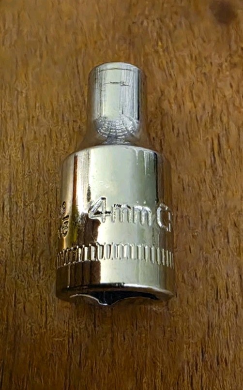 Craftsman 4mm Socket 6 Point 1/4″ Drive Z-AG 43505