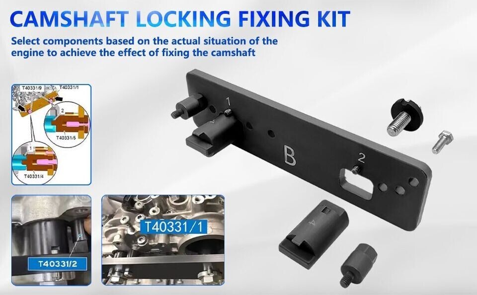 Camshaft Timing Tool For EA839 Audi Porsche 2.9T 3.0T V6 TFSi VW Touareg T40331