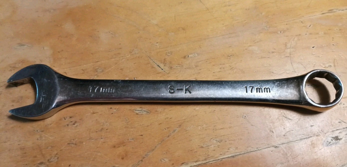 S-K 17 Millimeter Combo Wrench, 12 Point