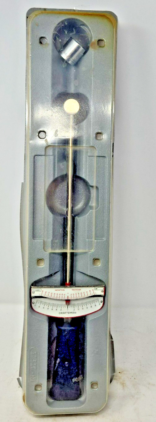 Vintage Sears Craftsman 3/8 drive Inch Pound Torque Wrench 3752t-01 NOS