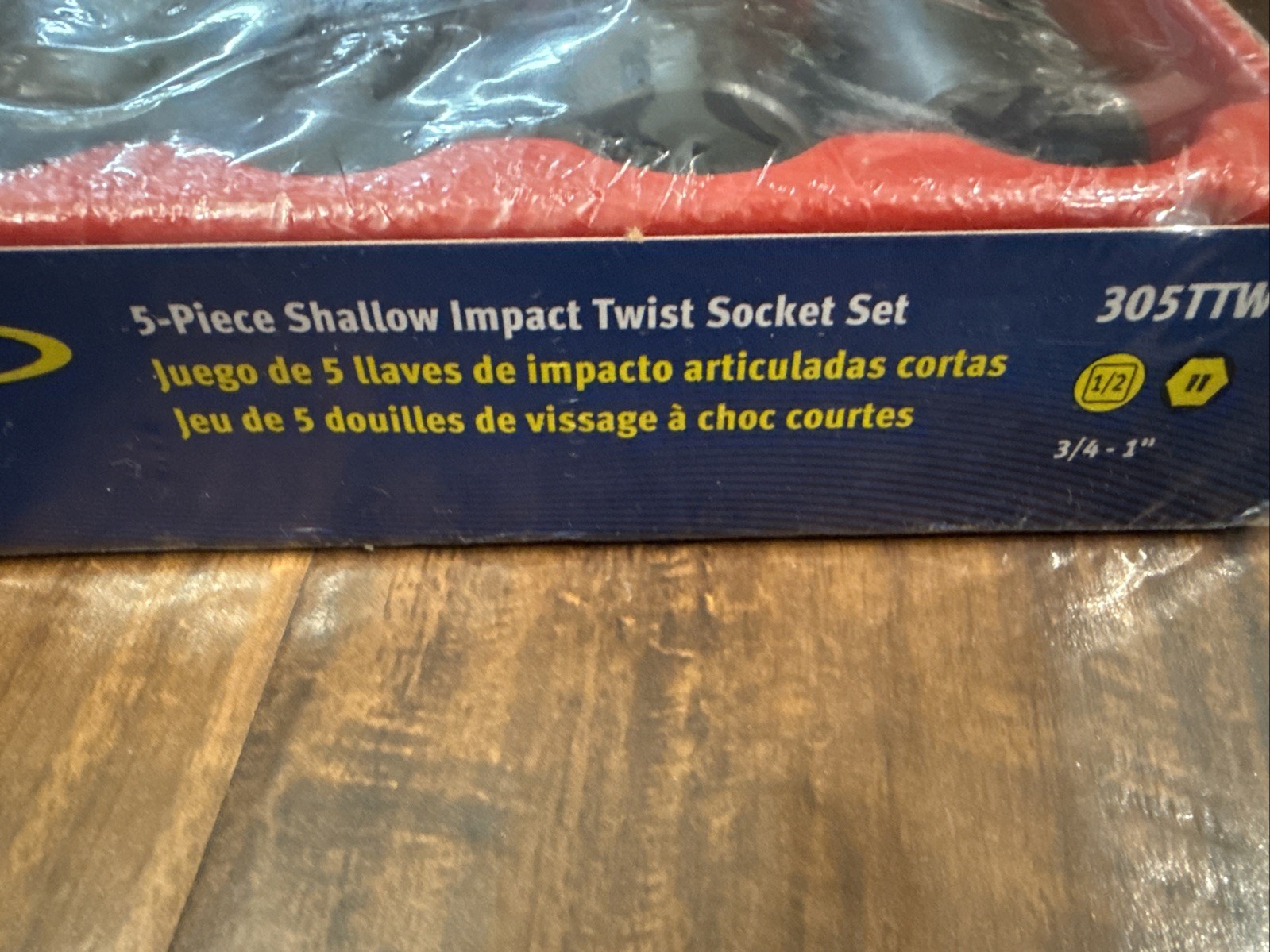 Blue Point Tools 5pc Shallow Impact Twist Socket Set New Sae