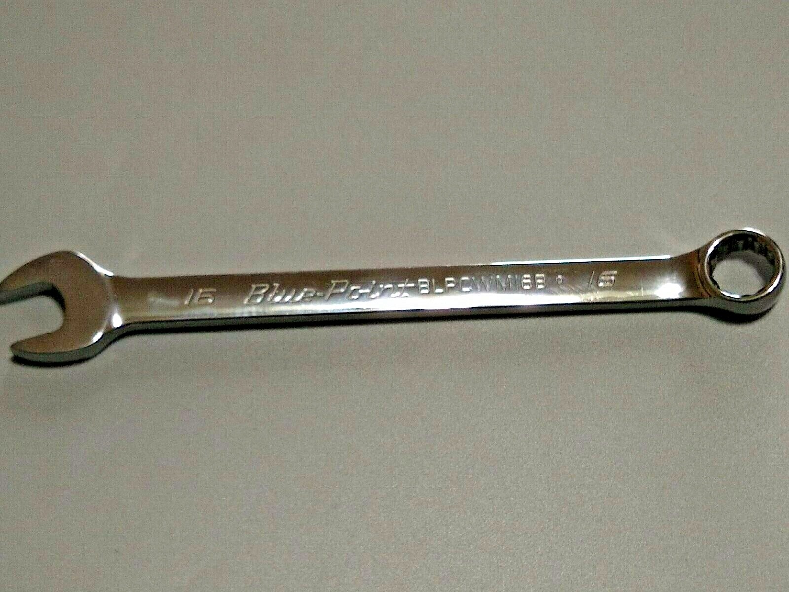 Blue Point BLPCWM16B, 16MM. Combination Wrench, 9.1″ Long, 12 Pt. *GLOSS FINISH*