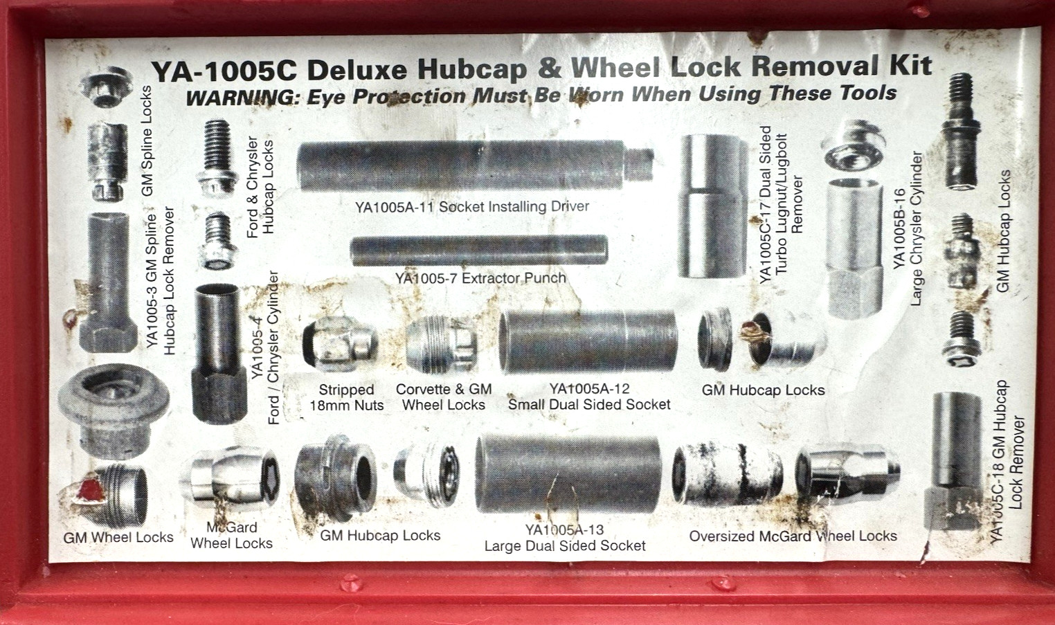 Blue-Point Tools USA YA1005C Deluxe Hubcap & Wheel Lock Removal Set – FREE SHIPP
