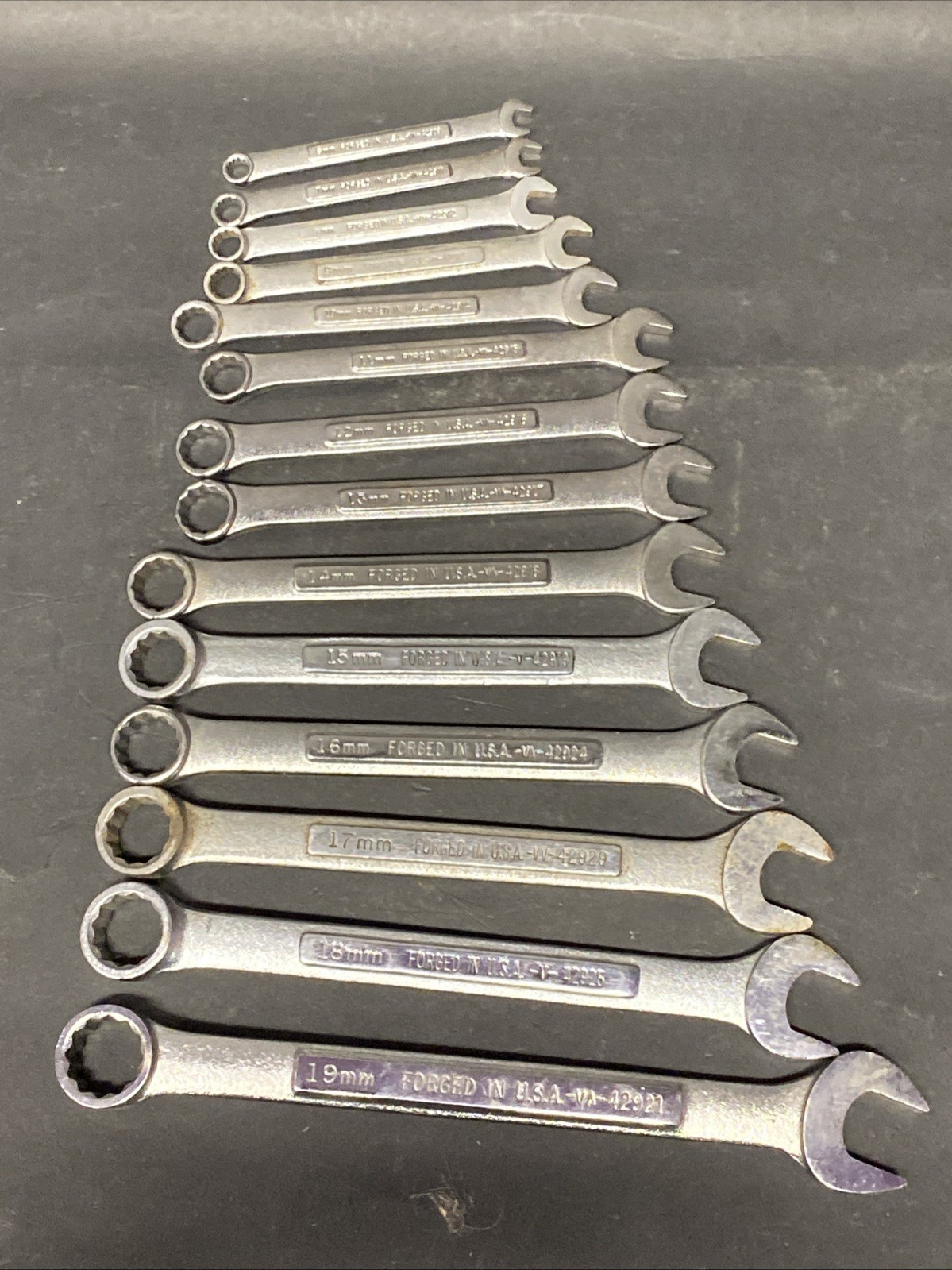 CRAFTSMAN 14 Pc Set Metric Combination Wrench Set 6mm-19mm Va V Series USA Z11