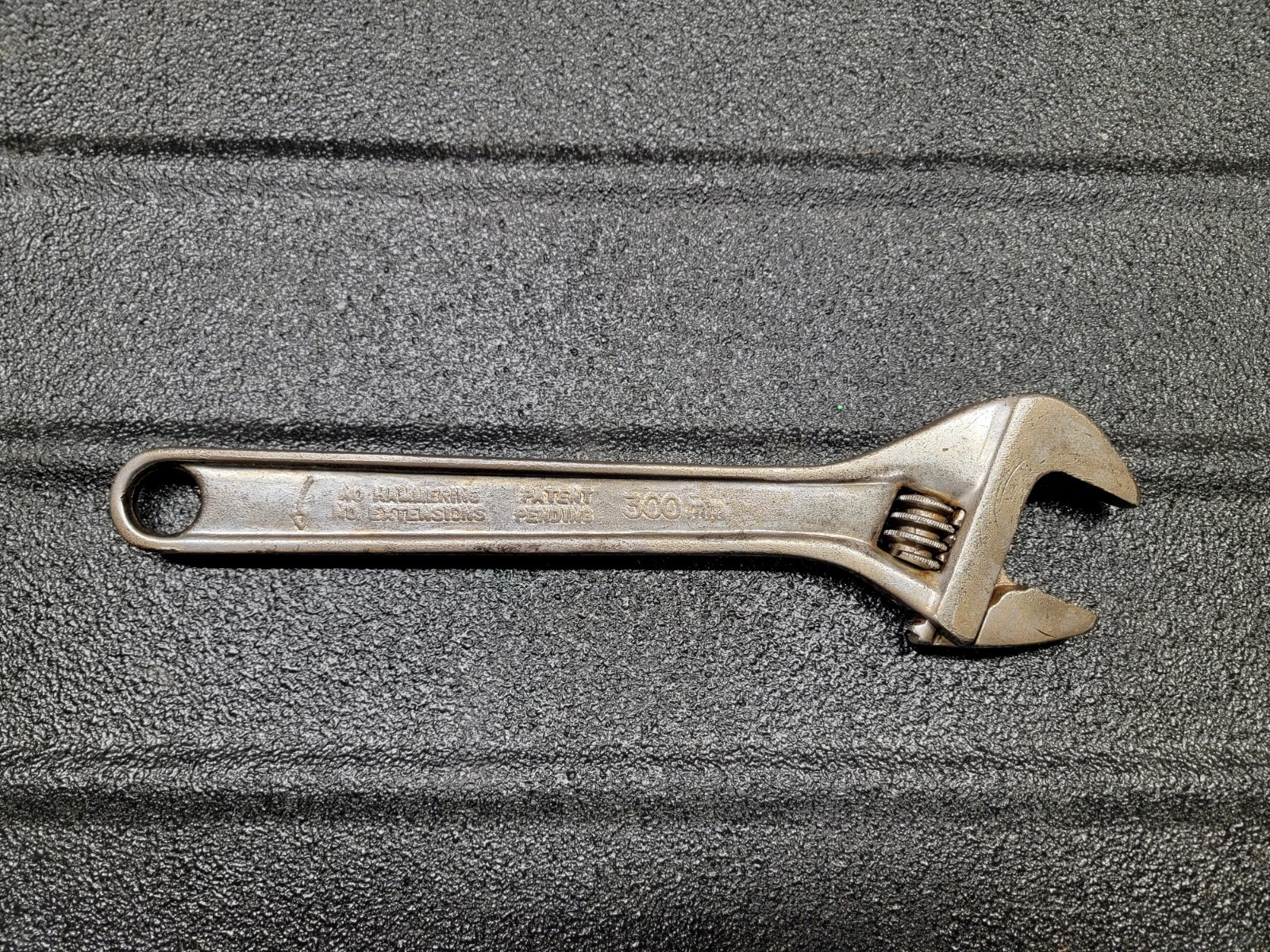 Vintage Snap-On AD12 Adjustable Wrench 12in 300mm USA AD-12
