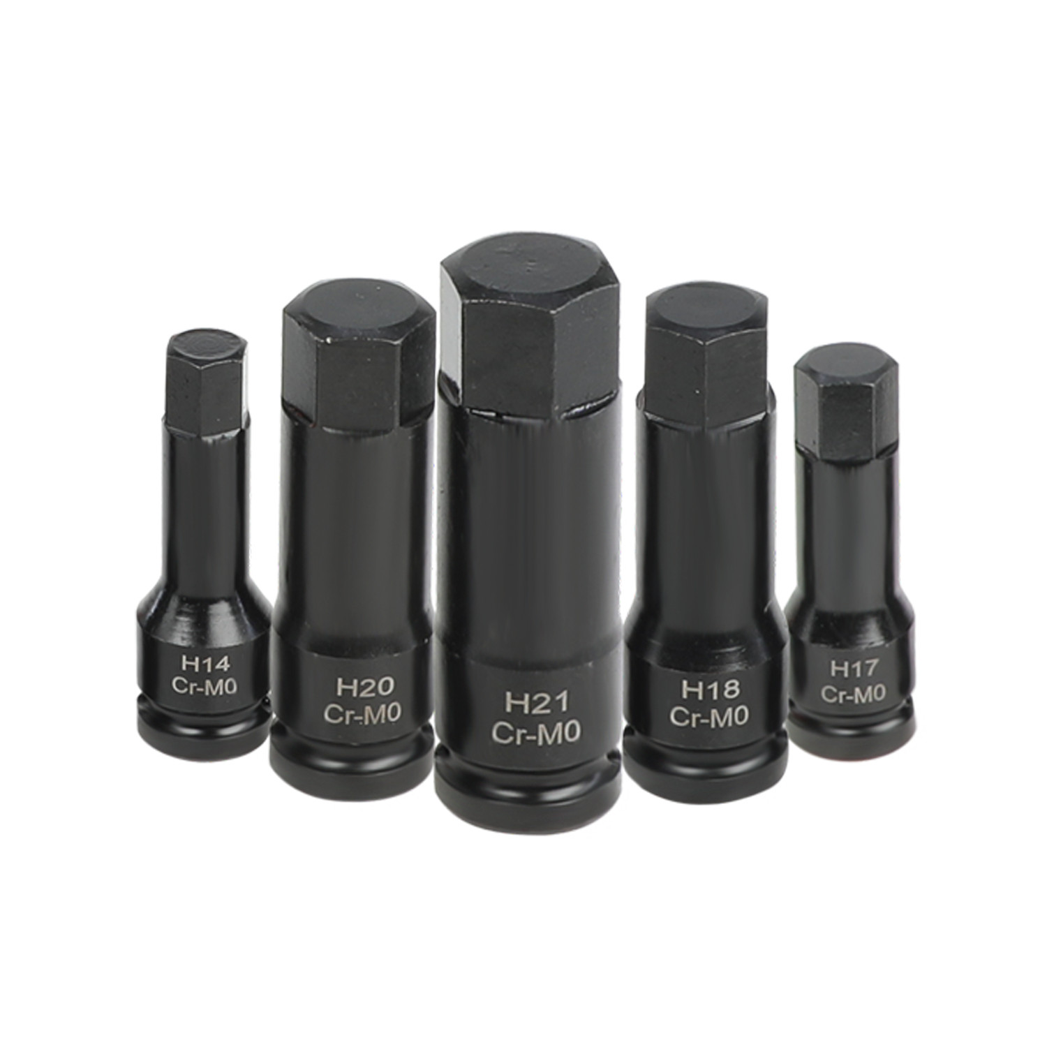 10/16PC 1/2″ Drive Impact Hex Bit Set Cr-Mo Steel Allen Hex Driver Socket Kit
