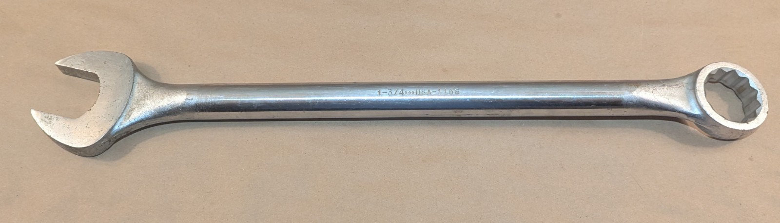Wright Tool 1156 1-3/4″ Combination Wrench 12-Pt USA Heavy Duty 25.5″ Vintage