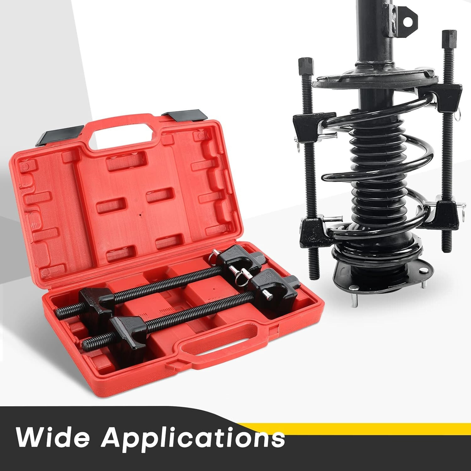 Macpherson Strut Coil Spring Compressor Tool Kit Shock Absorber Car Truck Garage