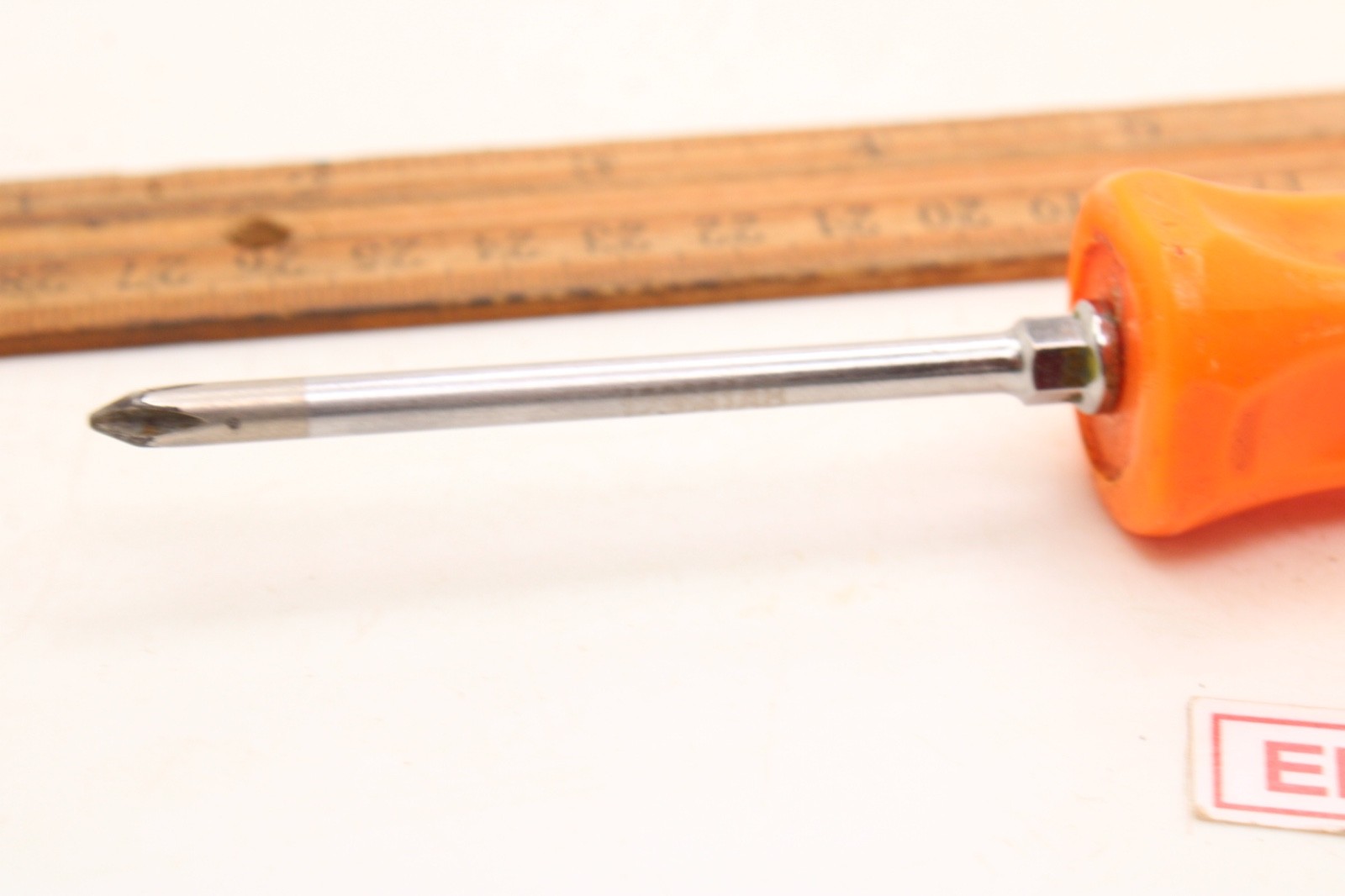 Snap-on SDDP31 #1 Phillips 3″ Screwdriver Hard Orange Handle USA