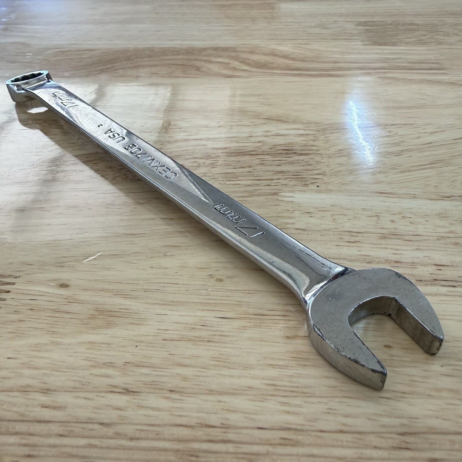 Snap-On OEXM170B Combination Wrench – 17mm – 12 Point Box End – USA- Metric