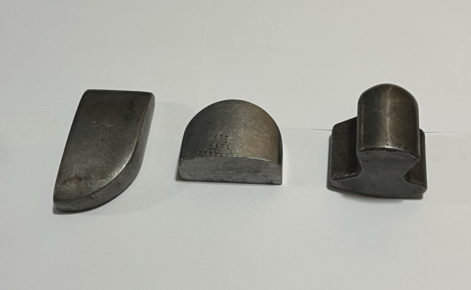 Vintage Dolly Set 3 pc Toe Heel General Purpose Auto Body Hand Anvil Dollie