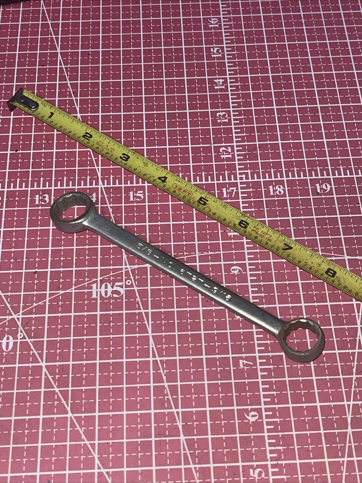Armstong USA 6727 12 Point 5/8 x 9/16 In SAE 12 Point Box End Wrench Armaloy