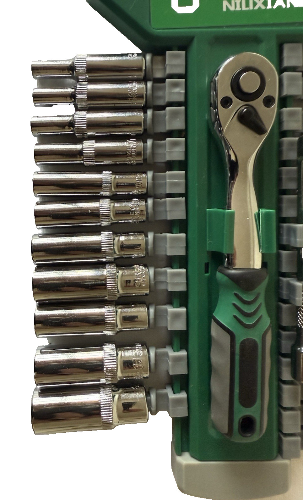 29-Piece 1/4″ Socket Wrench Ratchet Set CR-V Steel Hand Tool Kit for Car & Home