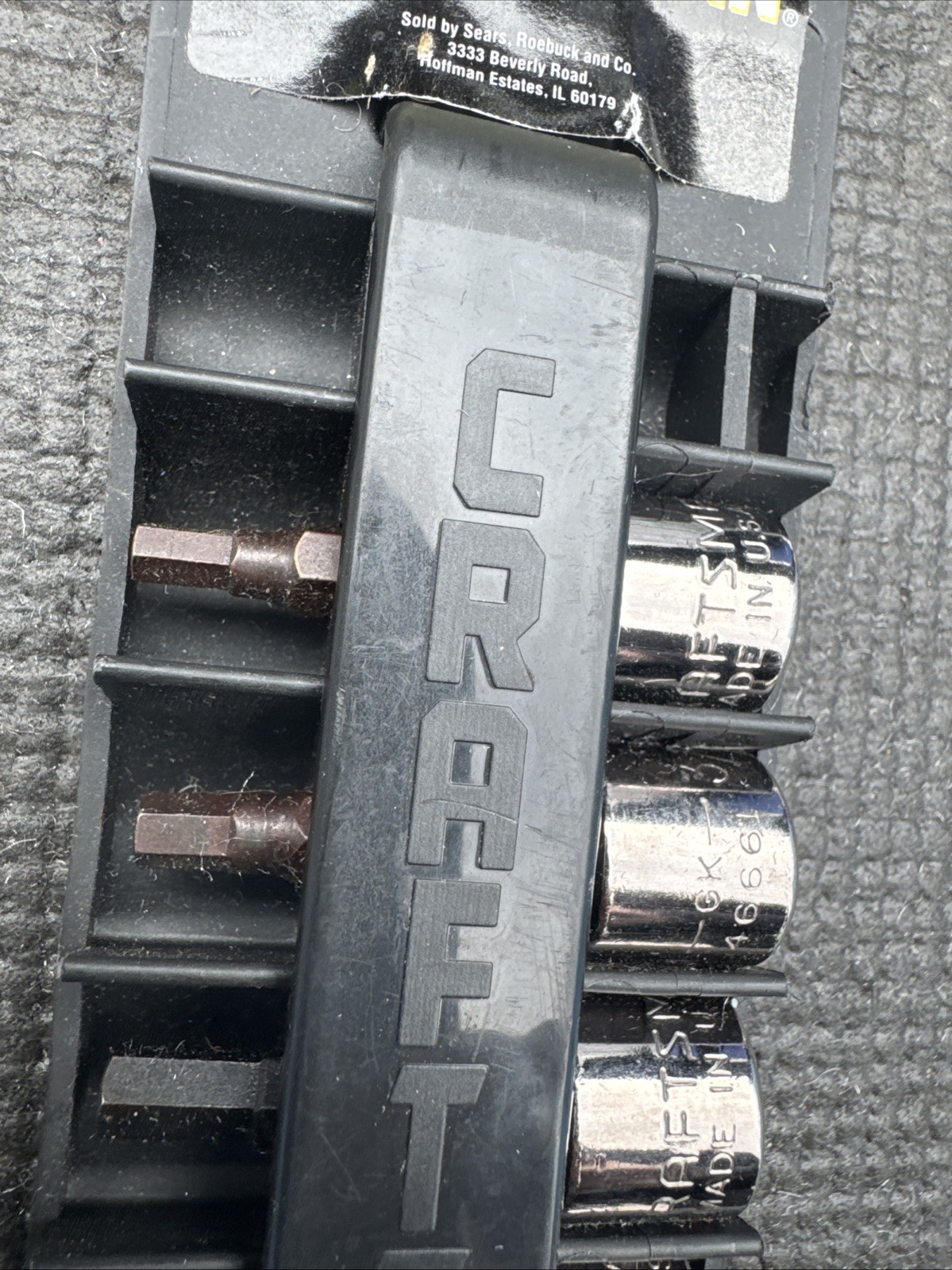 Sears Craftsman USA 6pc Socket Set 3/8 Drive SAE 34447 Hex Bit Tools NOS GK
