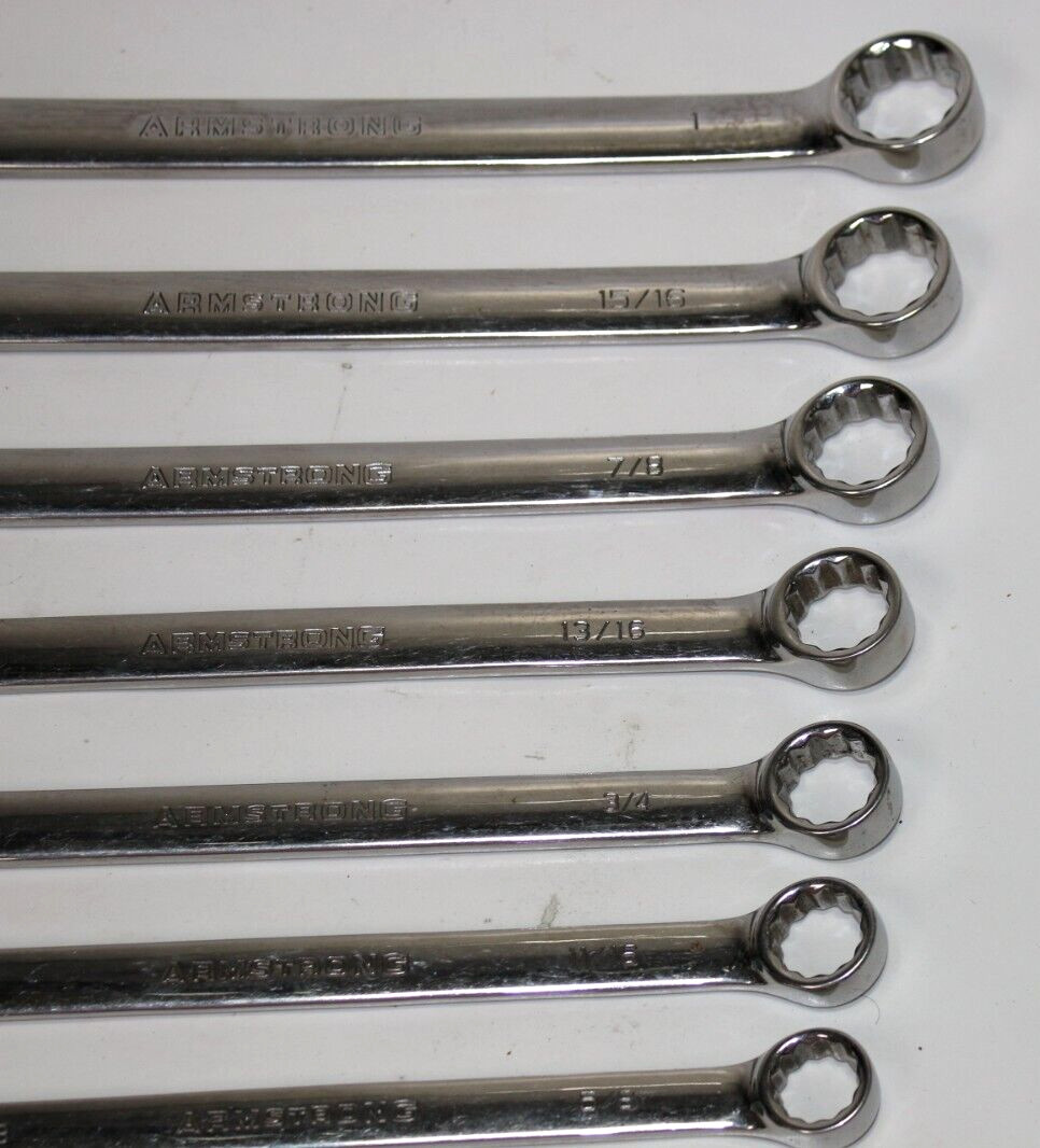 Armstrong USA 7pc Metric Ratcheting Wrench Set 25-220-222-224-226-228-230-232