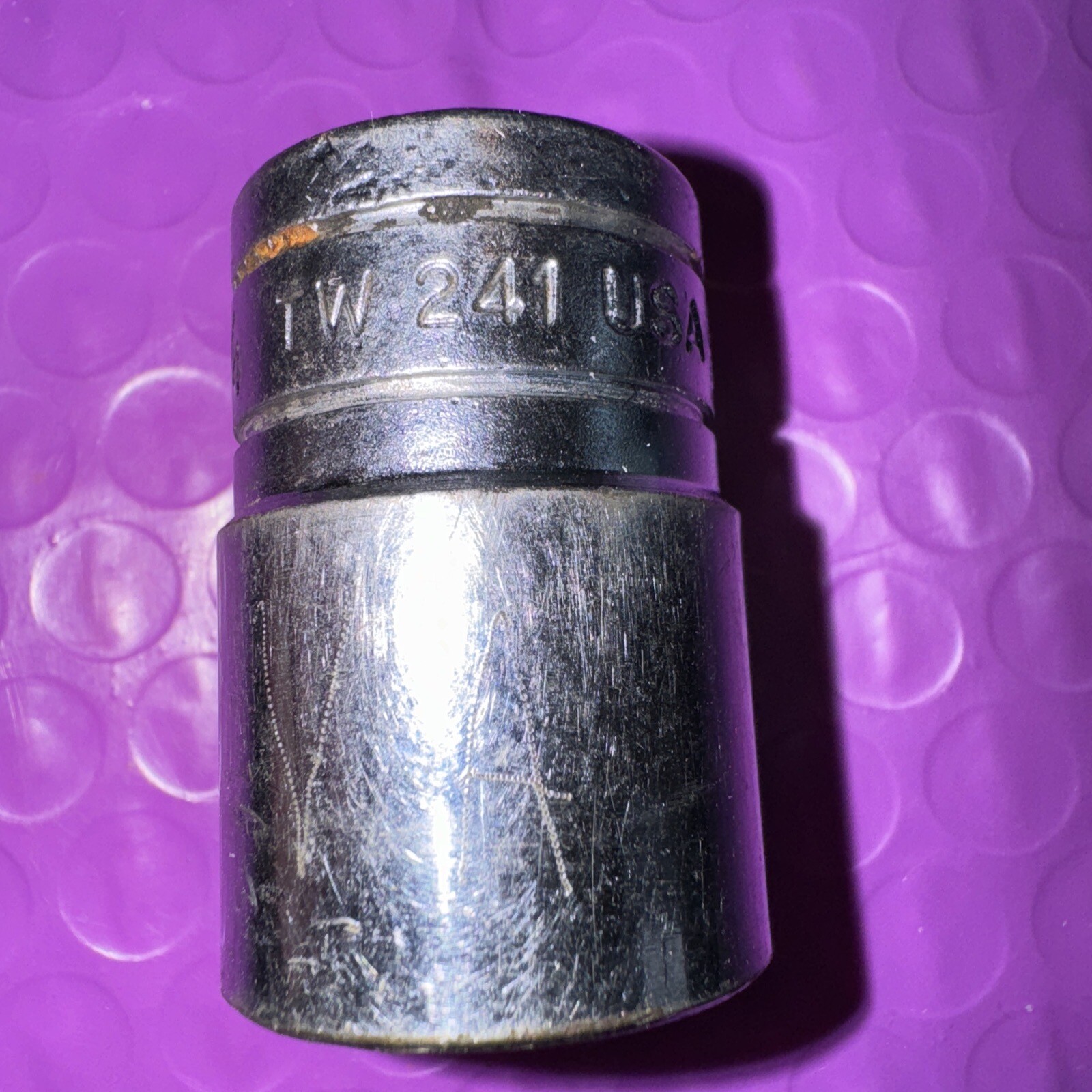 Snap On Tools 3/4″ SAE Flank Drive TW241 Shallow Socket 1/2″ Drive 6 Point SJ