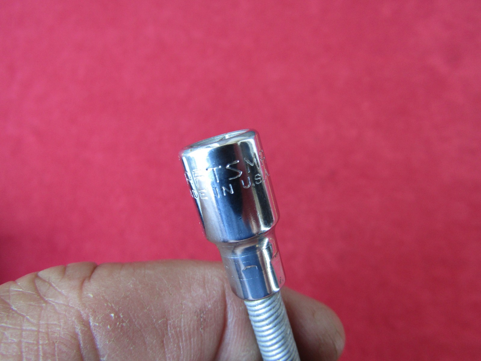 NICE Vtg CRAFTSMAN 1/4″ Dr 4″ Flexible Socket Extension 4336 -V- Series Made USA
