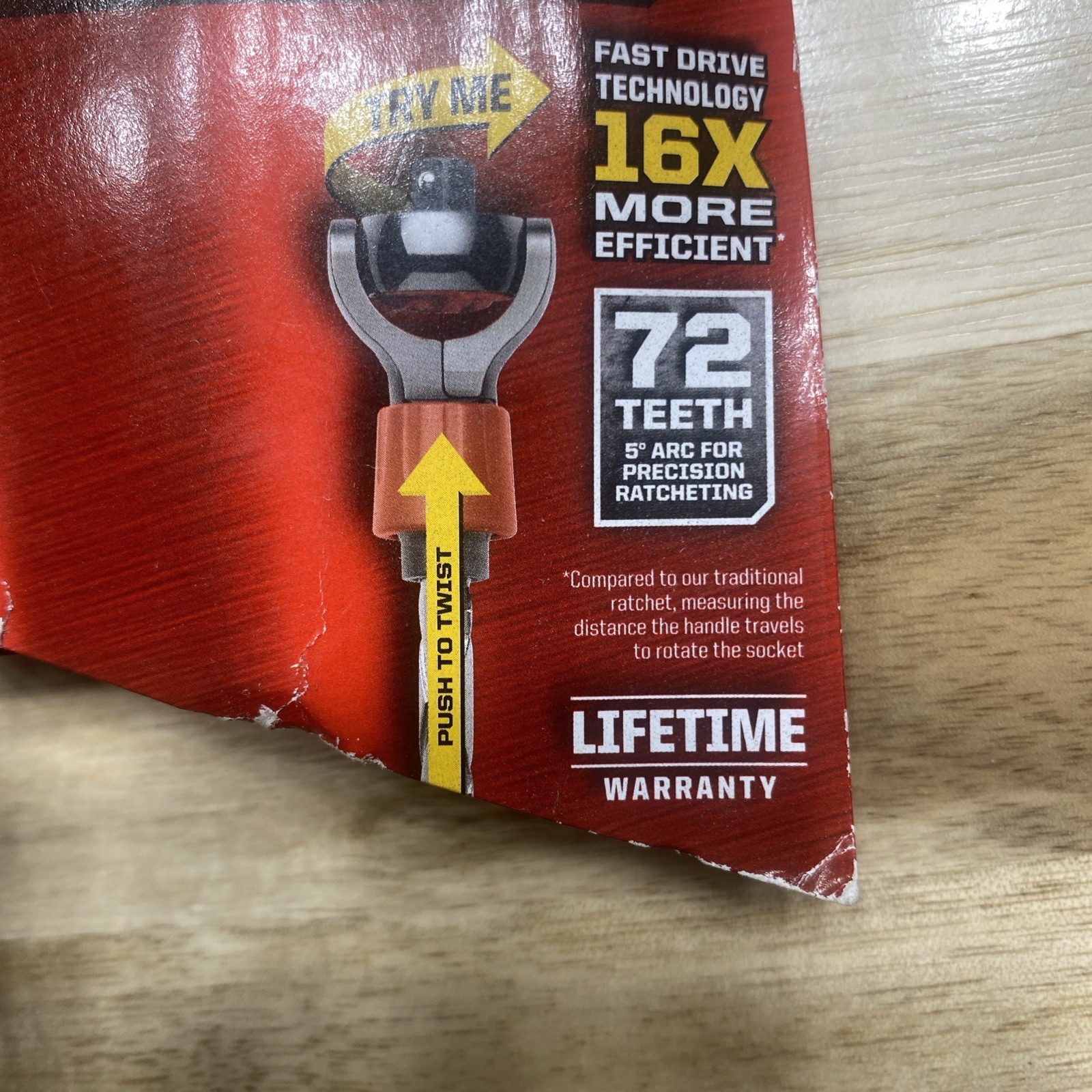 Craftsman Mach Series 3/8” Drive 72-Tooth Flex Head Extendable Ratchet 944578
