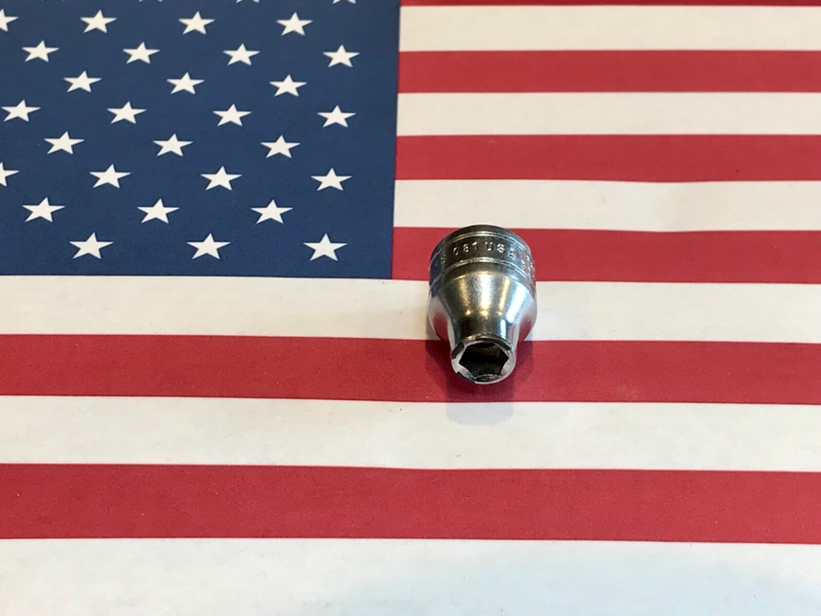 Vintage Snap-on 1/4”, 3/8″ Drive, 6 Point Socket FS081 USA 🇺🇸