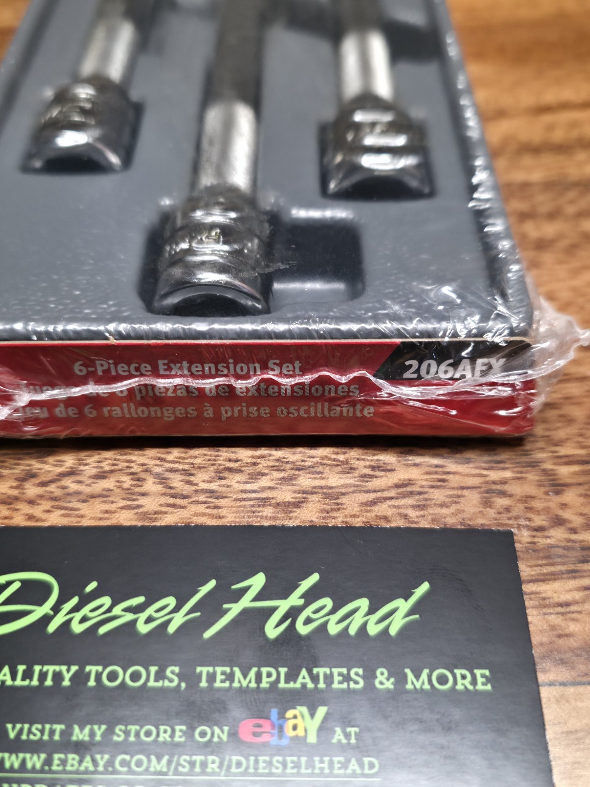 *NEW* Snap On Tools 206AFX 3/8″ 6pc Knurled Extension Set FREE SHIPPING