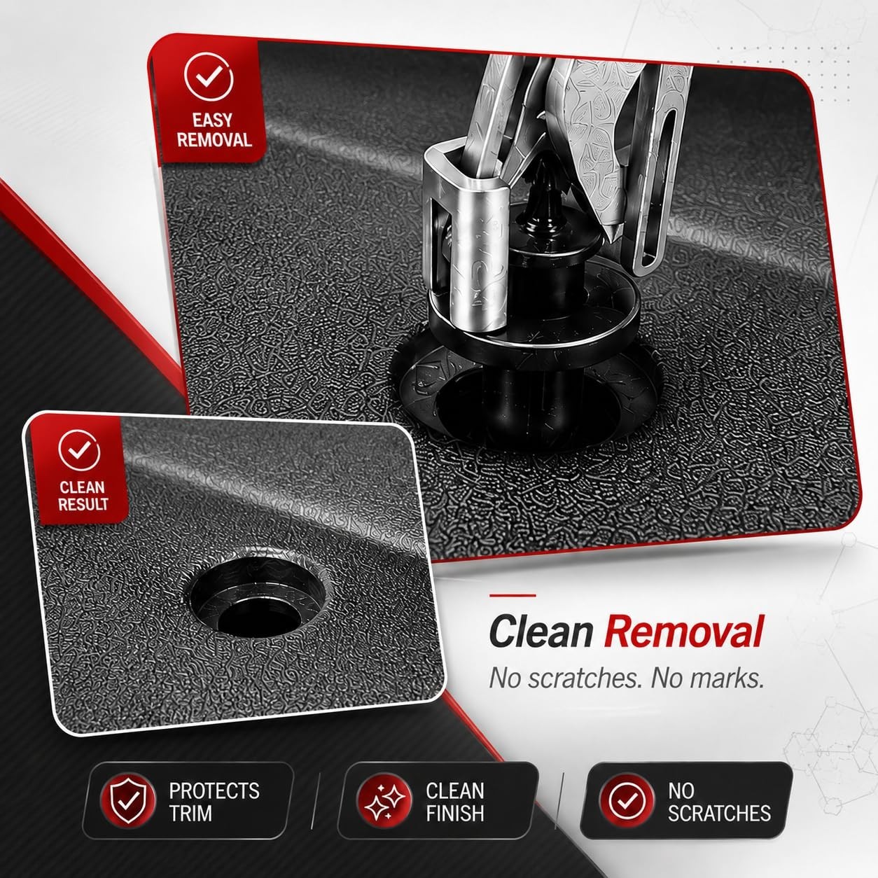 Car Clip Removal Tool – Auto Fastener Pliers for Trim & Door Panel Disassembly