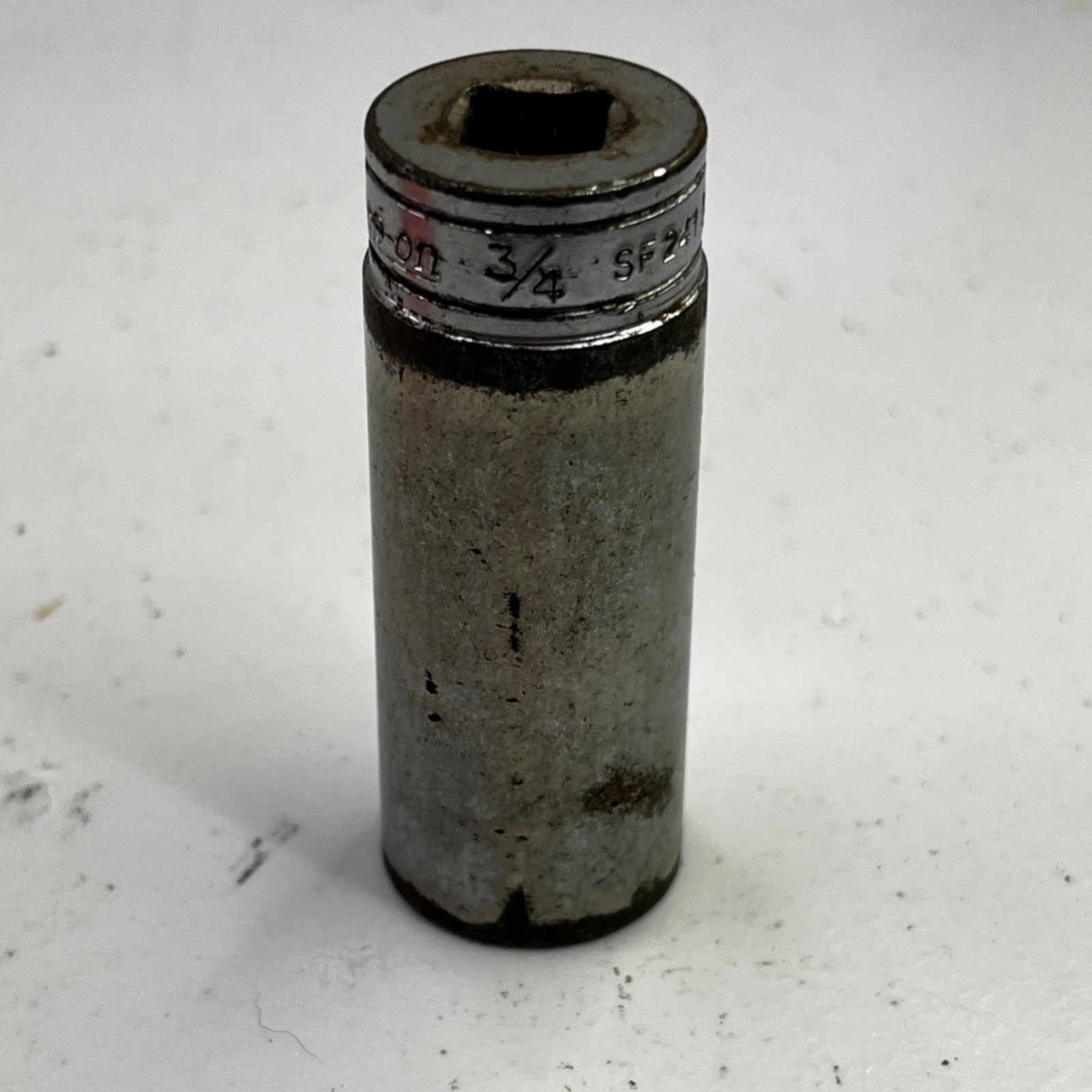 Snap-on Tools 3/8 Drive 3/4″ SAE 12 Point Deep Chrome Socket SFS241