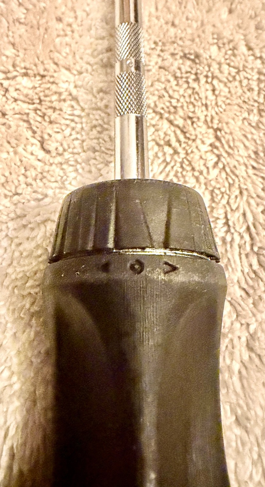 Snap-on TMR4 1/4″ Ratcheting Driver Black Hard Handle + 8mm TMM8 10mm TMM10 Sock