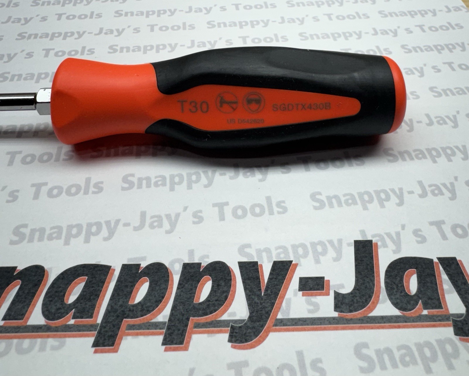 Snap-on Tools USA NEW ORANGE Soft Grip T30 Torx Screwdriver SGDTX430BO